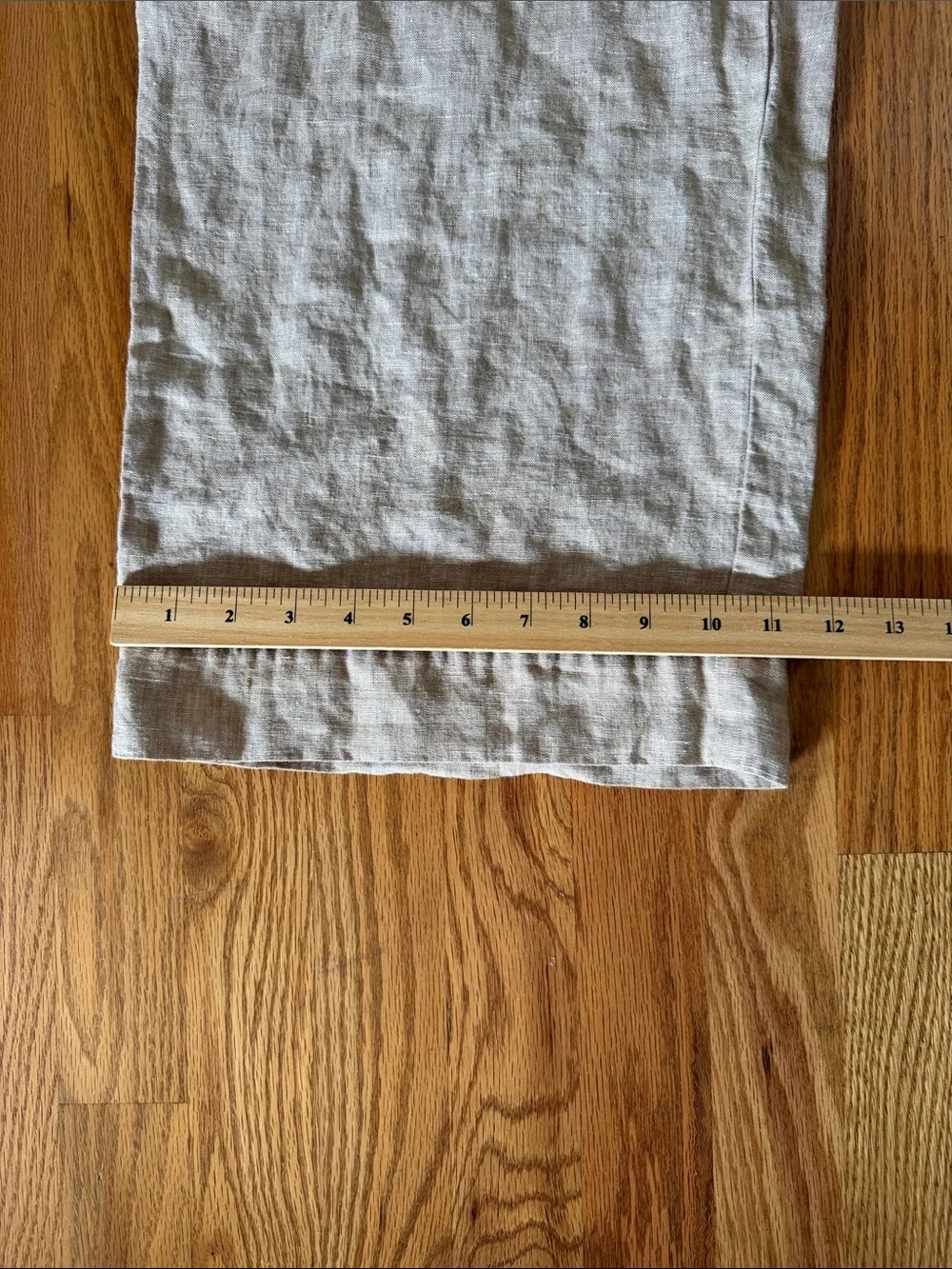 Woman’s Everlane European Flax Linen Chinos 12 Wide leg high waist